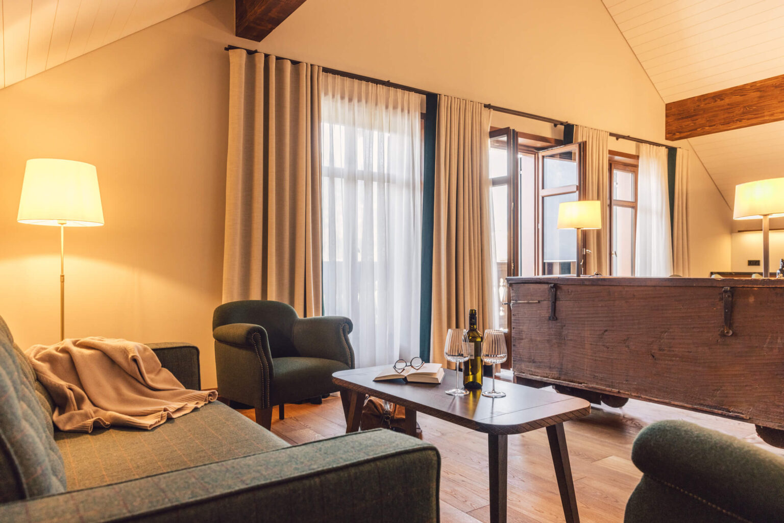 Suite "Adler Suite" im Posthotel Taube in Schruns
