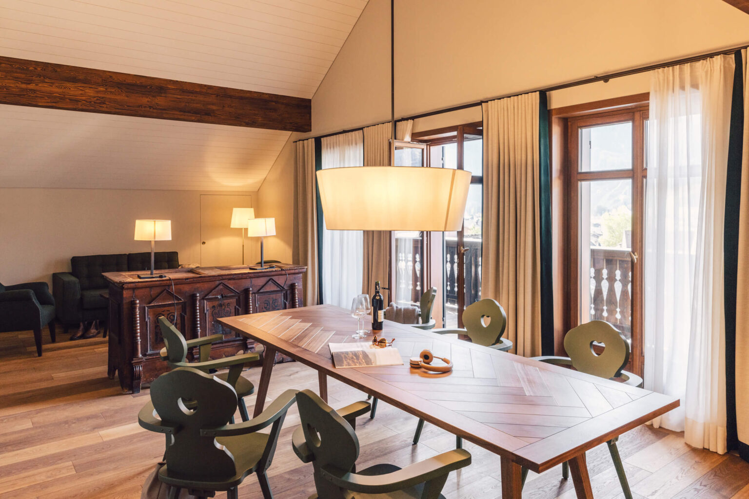 Suite "Adler Suite" im Posthotel Taube in Schruns