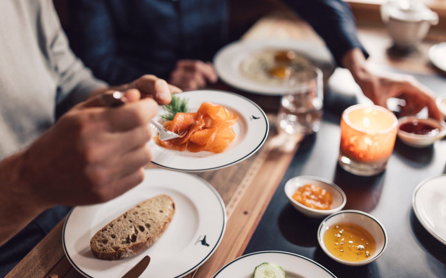 Frühstück im Posthotel Taube in Schruns