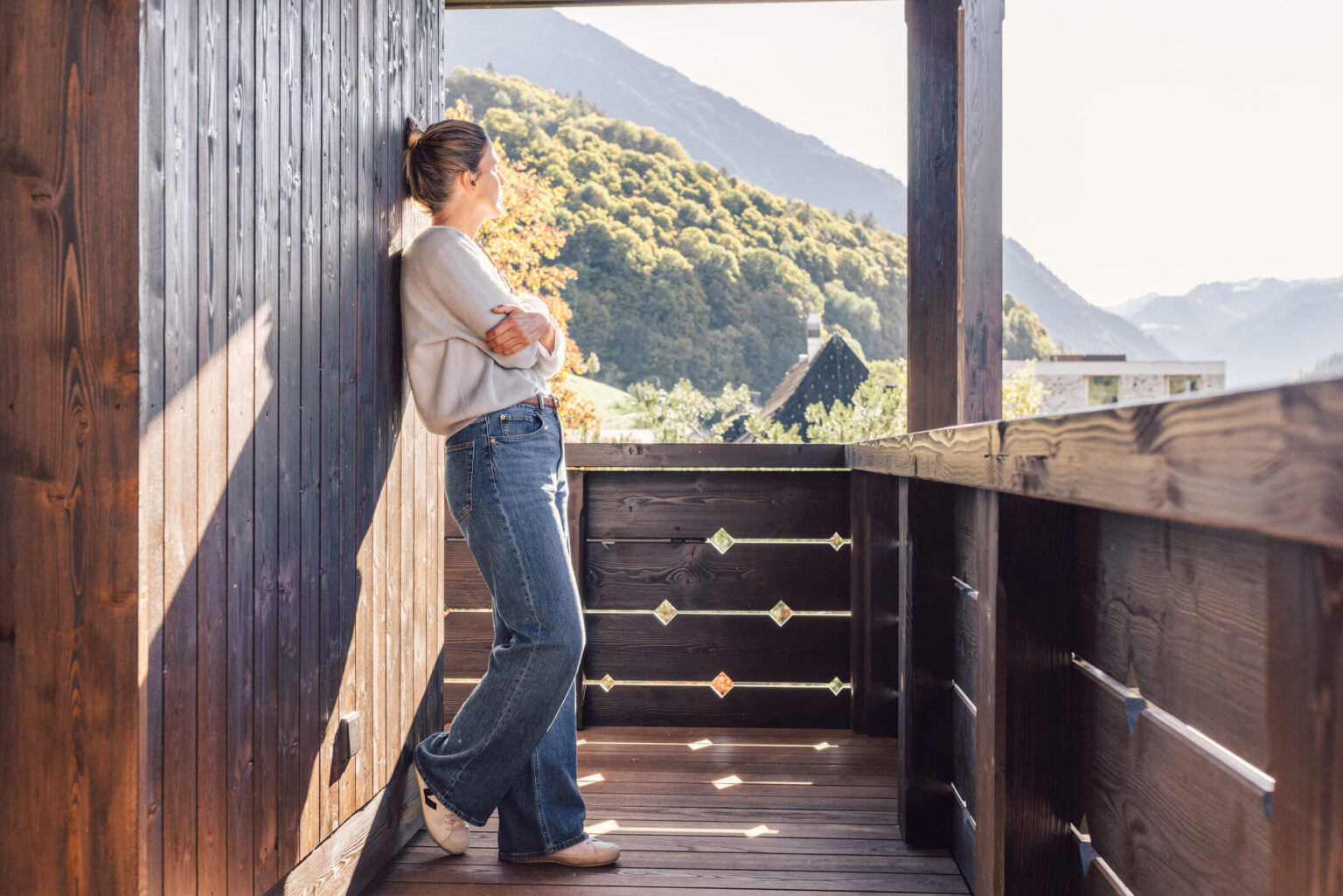 Zimmer "Alpgues Zirbe" im Posthotel Taube in Schruns