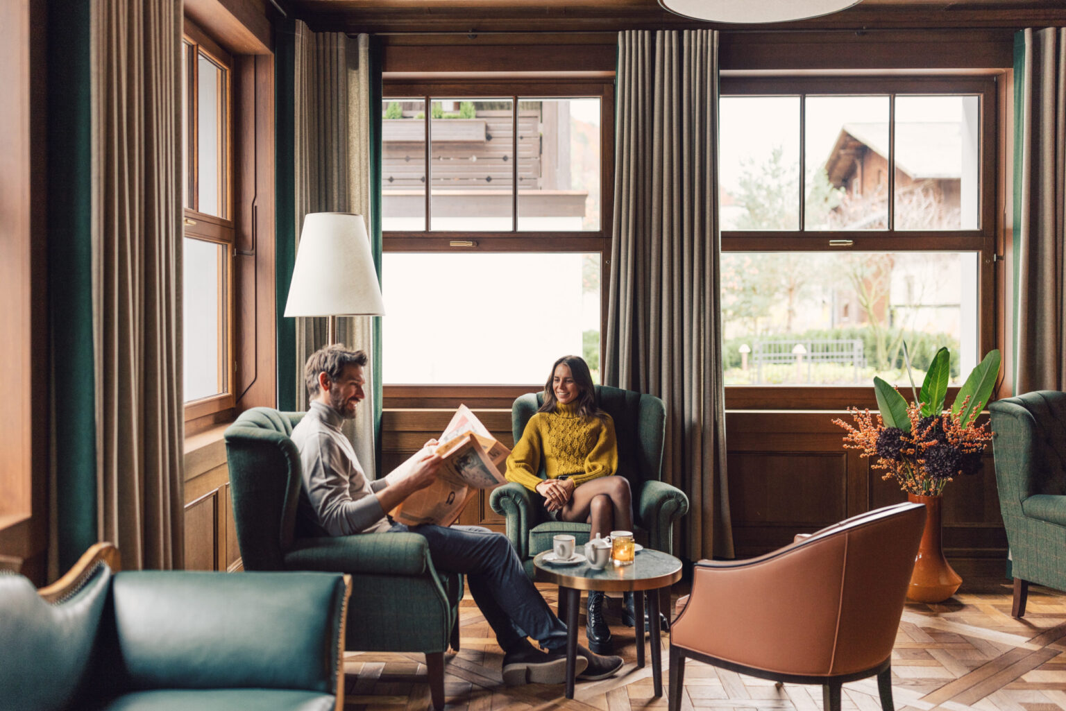 Empfang im Posthotel Taube in Schruns