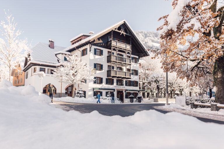 Das Posthotel Taube im Winter