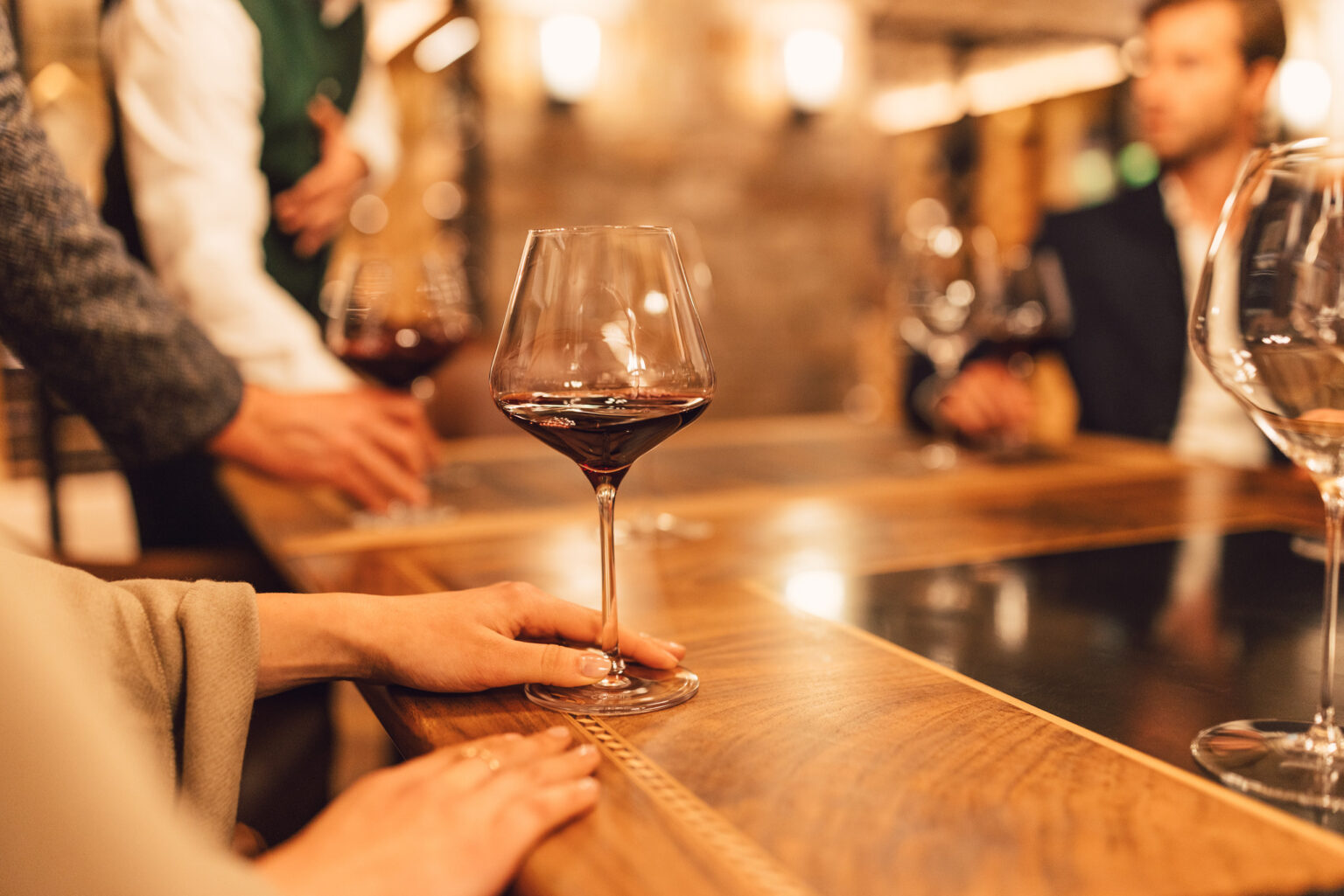 Weinprobe im Posthotel Taube in Schruns